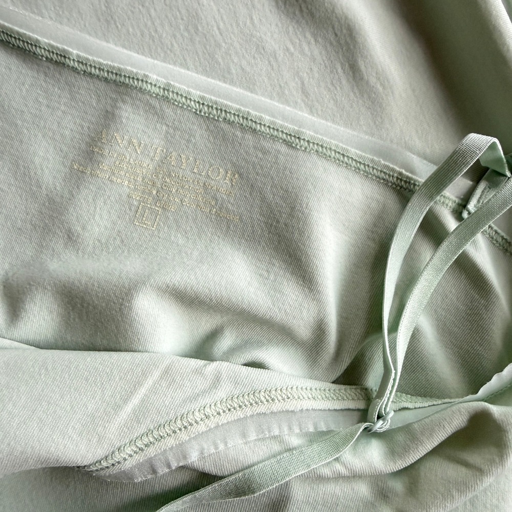 Ann Taylor Light Green Basic Spaghetti Strap Cami… - image 3